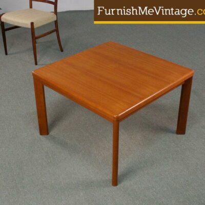 Refinished Danish Teak End Table