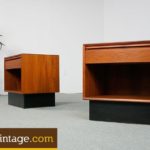 Pair of Teak Westnofa Mid Century Nightstands