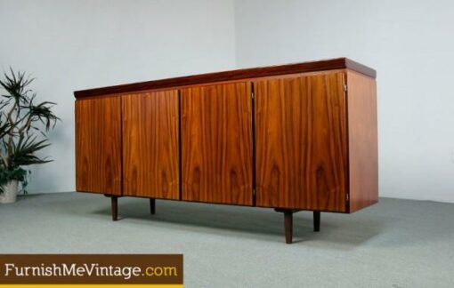 Long Vintage Skovby Danish Rosewood Credenza