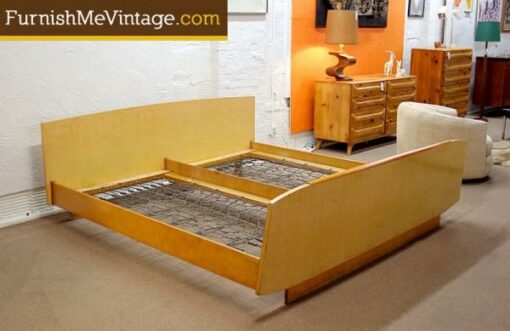 Retro German King Platform Bed