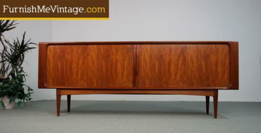 mid century modern danish teak credenza,bernhard pedersen