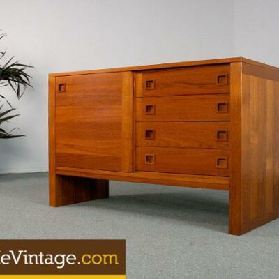 Small Mid Century Modern Danish Teak Sideboard