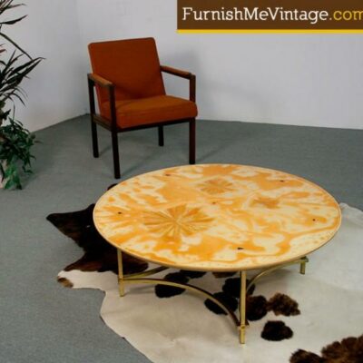 Mid Century Modern Funky Resin Coffee Table