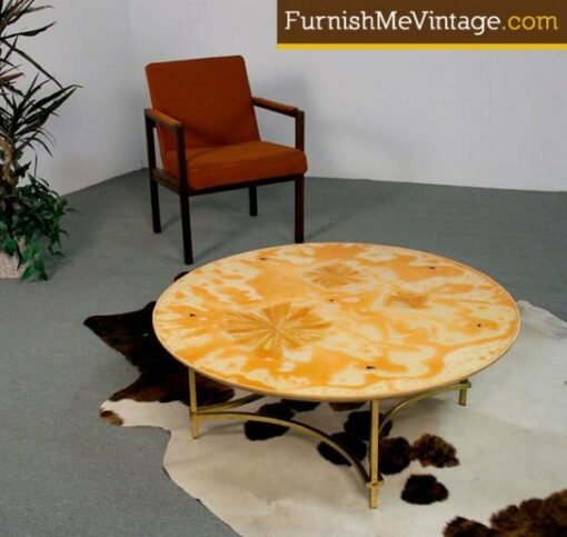 Mid Century Modern Funky Resin Coffee Table