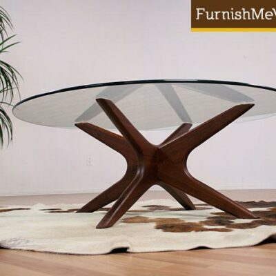 Adrian Pearsall 891-TGR Round Coffee Table