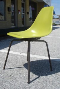 Retro Fiberglass Shell Chair Eames Era Modern