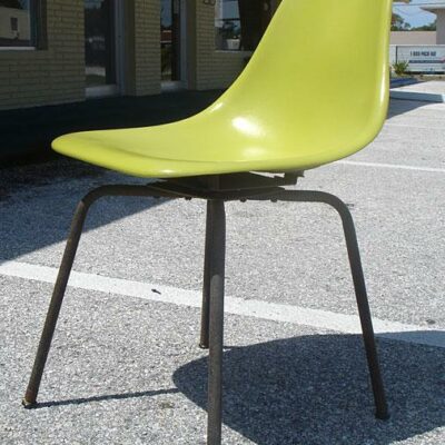 Retro Fiberglass Shell Chair Eames Era Modern