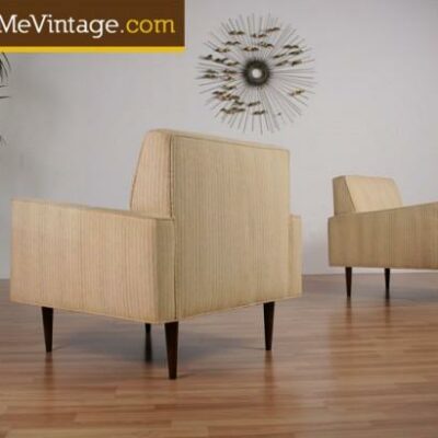 2 Original Mid Century Modern Lounge Chairs