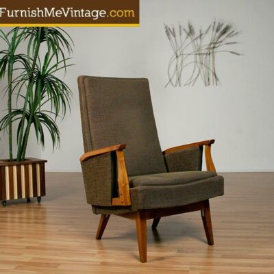 Retro High Back Rocking Lounge Chair