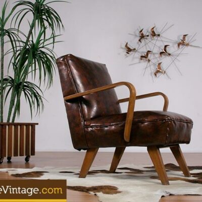 Heywood Wakefield Style Rocking Lounge Chair