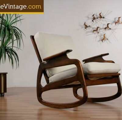 Mid Century Modern Pearsall Style Rocking Chair