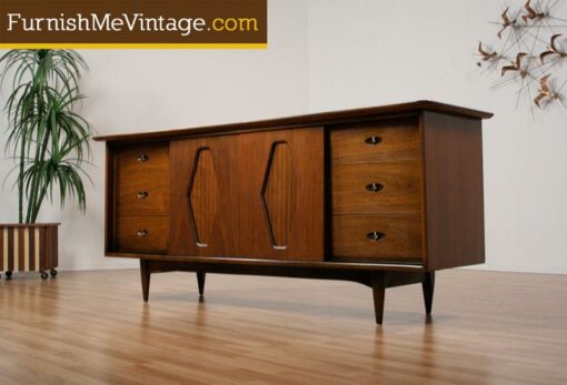 Mid Century Modern Kent Coffey Long Dresser