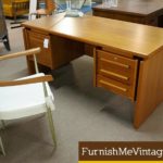 Danish Modern Teak Executive Desk