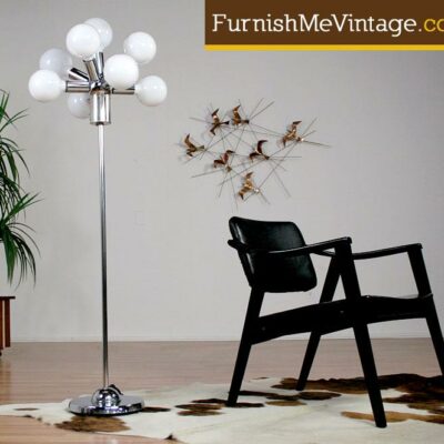 Mid Century Modern Bouquet Orb Floor Lamp