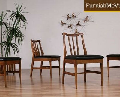 4 Mid Century Modern Blowing Rock Dining Chairs