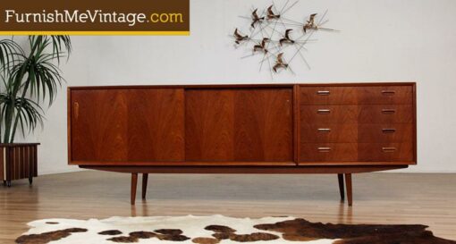 Long Hovmand Olsen Danish Teak Credenza