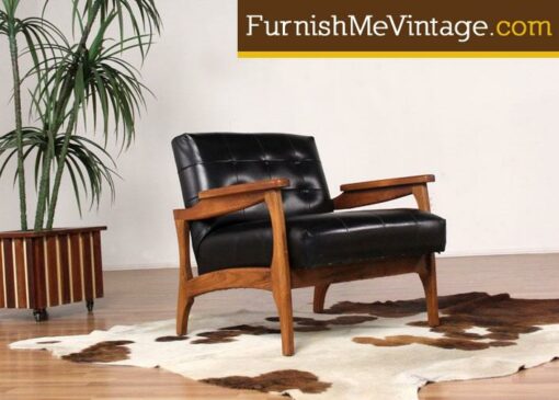 Mid Century Modern Tufted Murphy Miller Chair