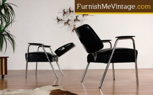 Pair of Reclining Back Chairs