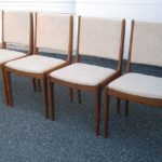 4 Vintage Danish Teak Chairs