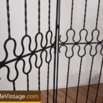 Retro Wrought Iron Room Divider Screen