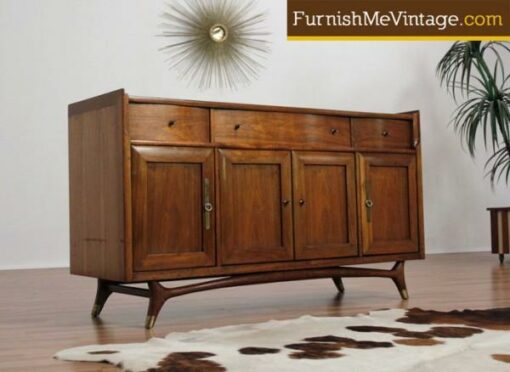 Mid Century Modern Mid Size Credenza