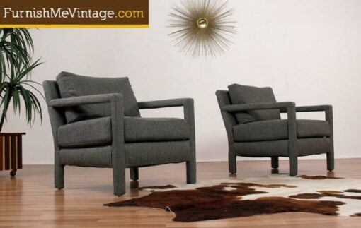 Pair of Milo Baughman Arms Chairs