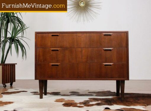 Three Drawer Mid Century Dresser