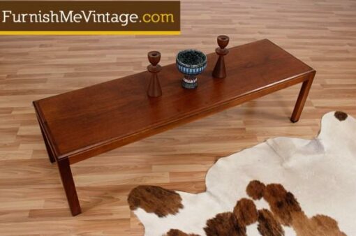 Long Narrow Mid Century Coffee Table