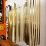 Mid Century Jere Style Wave Wall Sculpture