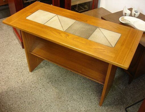 Sofa Table Gangs?? M??bler Teak Wood Tile Inlay