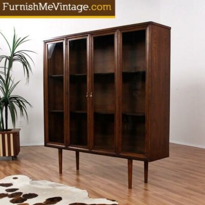 Retro Broyhill Brasilia China Cabinet