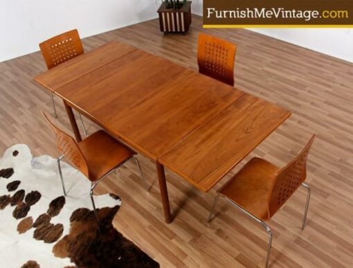 Refinished Danish Modern Teak Dining Table