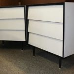 2 Vintage Mid Century Modern Florence Knoll 125 Chest Dressers