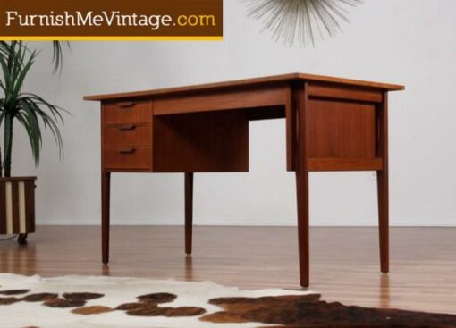 Mid Century Modern Danish Teak Desk