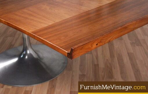 Huge Mid Century Modern Boomerang Teak Desk