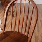 Vintage Danish Teak Spindle Back Chairs