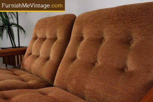 Vintage Danish Teak Loveseat Sofa