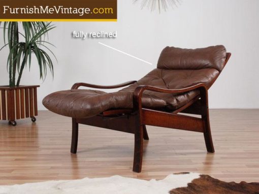 Mid Century Modern Rosewood Recliner