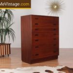 Mid Century High Boy Dresser By Founders