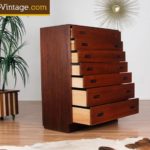 Mid Century High Boy Dresser By Founders