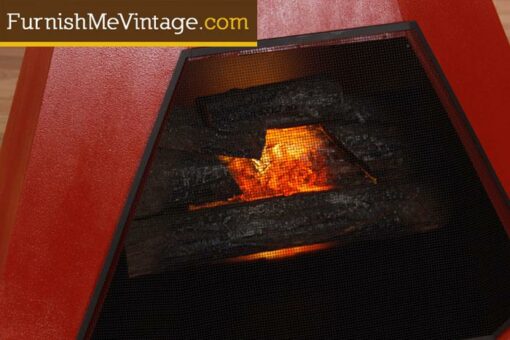 Electric retro Preway fireplace