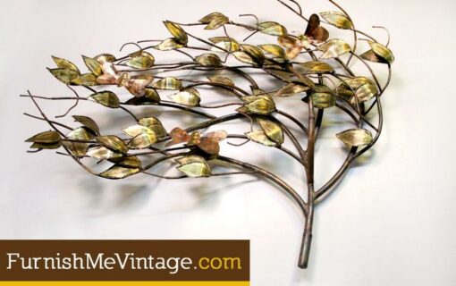 Vintage L Jones Tree Wall Sculpture