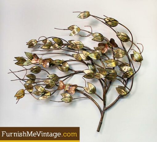 Vintage L Jones Tree Wall Sculpture