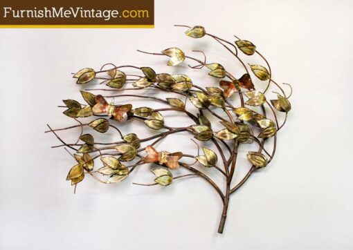 Vintage L Jones Tree Wall Sculpture