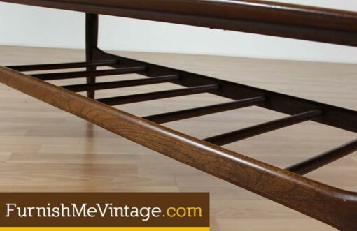 Refinished mid century modern coffee table by Bassett