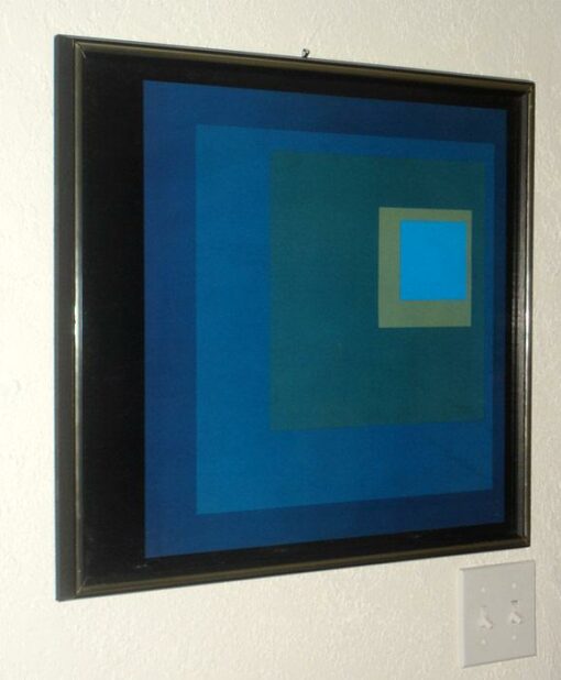 Geometric Abstract Josef Albers Style Art