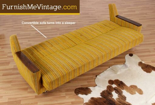 Original Mid Century Modern Convertible Sofa Sleeper