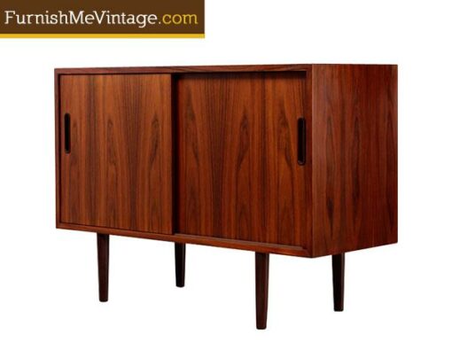 Mid Century Danish Rosewood Credenza by Hundevad