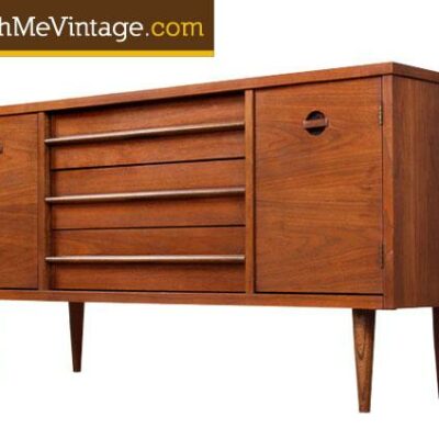 Restored Mid Century Modern Bassett Credenza