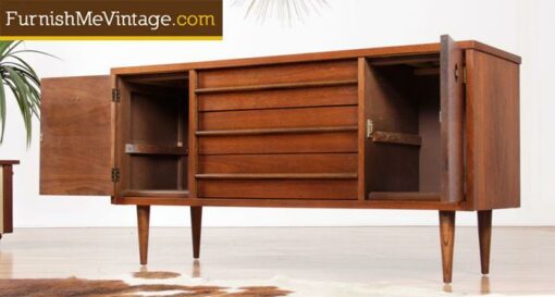 Restored Mid Century Modern Bassett Credenza